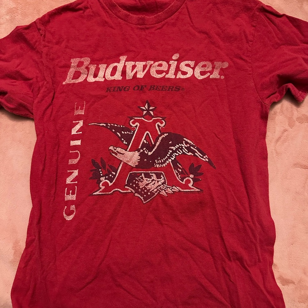 Budweiser Genuine Red Short Sleeve Tee